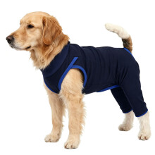 Hunde-Erholungshose, Baumwollanzug für postoperative-XS Tiefblau