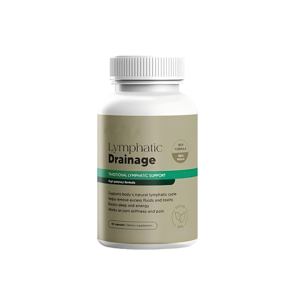 Lymphatic Drainage Capsules, Lymphatic Support, Potency Formula 60Ct