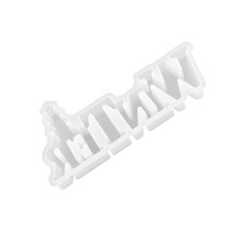 Moules Ă bougies en Silicone en forme de cerf, lettrage-UN