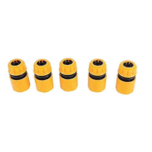 5Pcs Hose Adapter Pipe Connector Fitting ABS 3/4in Quick Connection Set Kit for Garden 2