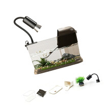 Household Turtles Ecological Landscape Tanks-black brown small