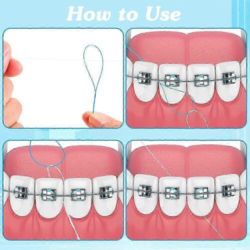 (300PCS)Floss Threaders  new 2