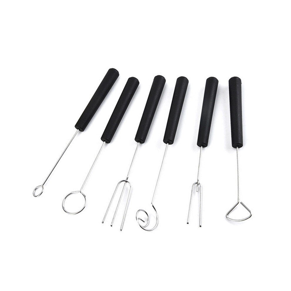 6Pcs Stainless Steels Fondue Forks Set Dipping Tool Perfect For 7704001158373