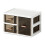 Plastic Desktop Storage Unit With Visible Compartments And-1 1
