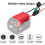 Power Wheels Adaptor Compatible with Milwaukee M18 (2 Pack) 4