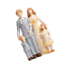 Family Figurines Hand-Painted Resin Family Statue,Family-2