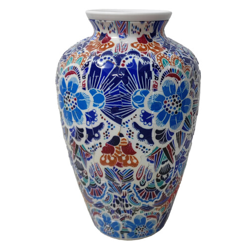 Vases à fleurs fabriqués à partir de 120 pièces de puzzle-D