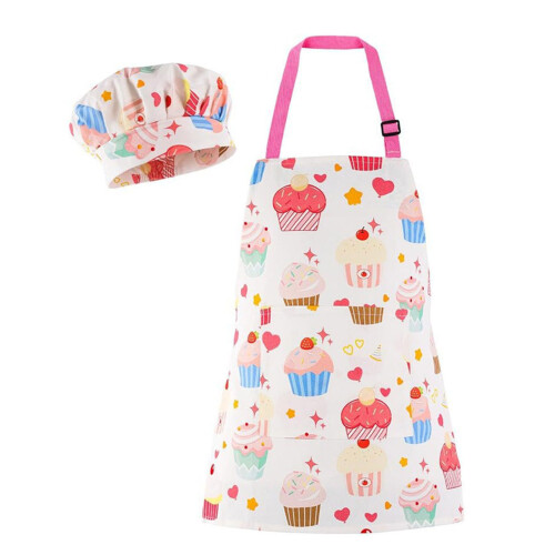 Waterproof Apron and Hat Set Adjustable Belt Breathable-B1