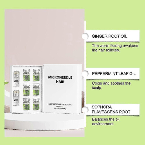 (1 Set) Advanced Hair Growth System 1-3 Sets: Alphainfuse with Ginseng for Enhanced Regrowth 1