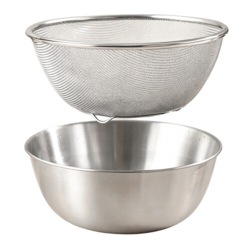 Multipurpose Stainless Steel Perforated Bowl And Strainer-25CM