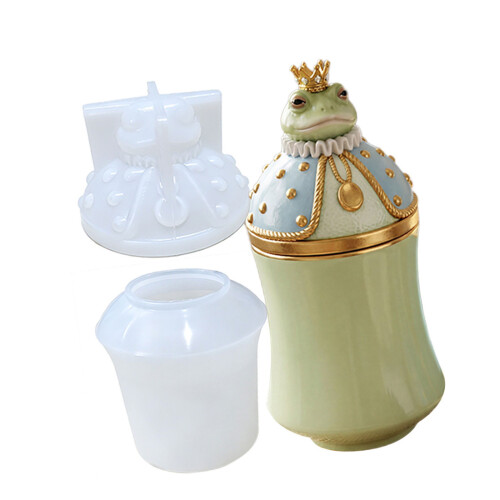 Creative Frogs Shape Silicone Mould For Handmade Candle And