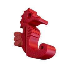 Adorable Sea Horse Design Bath Hook Strong Polylactic Acid-Red