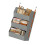 Fabric Hanging Garment Storage Bin With Reinforced Frame-Gray 1