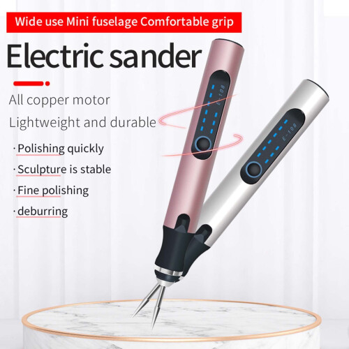 Stylo à graver électrique, rechargeable par USB, outil rotatif 30 bits 2