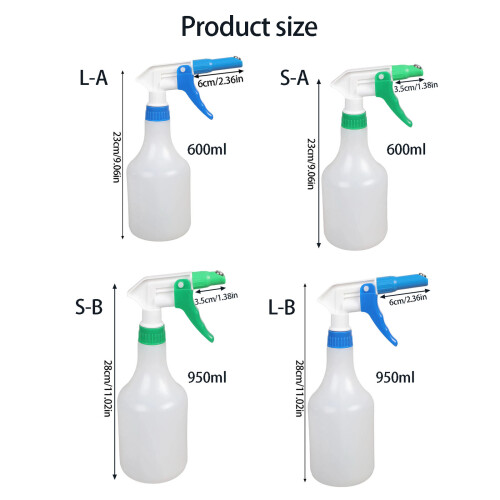 Ergonomic Dairy Cow Teat Sprayer Bottle With-Short nozzle 600ML 1