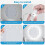 2X LED Vanity Lights for Mirror, Vanity Lights Stick  with 10 Dimmable Bulbs, USB Cable Mirror Lights 5