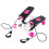 Twist Stepper with Ropes, Pink - Compact Exercise Equipment 1