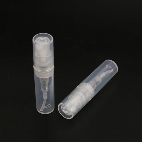 90Pcs Clear 2Ml Atomizer Plastic Bottle Spray Disposable Perfume Empty Sample Bottle for Travel Party