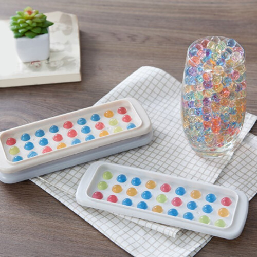 Multiple Color Ice Cubes Tray Small Ice Ball Maker Mold with Lid 1