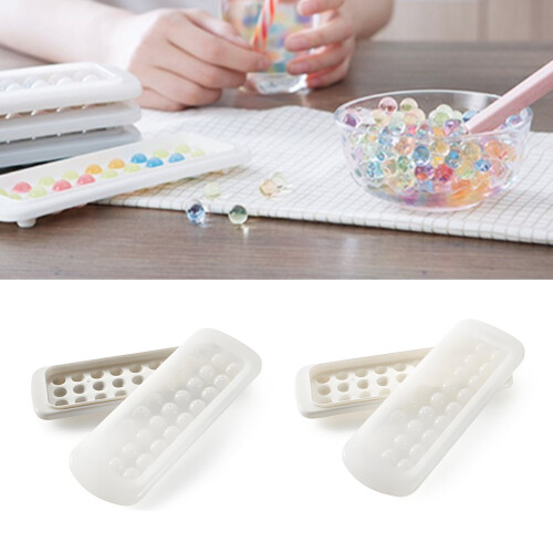 Multiple Color Ice Cubes Tray Small Ice Ball Maker Mold with Lid 2
