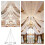 Metallic Ceiling Drapes Hanging Set For Hanging Decorative-30cm 3