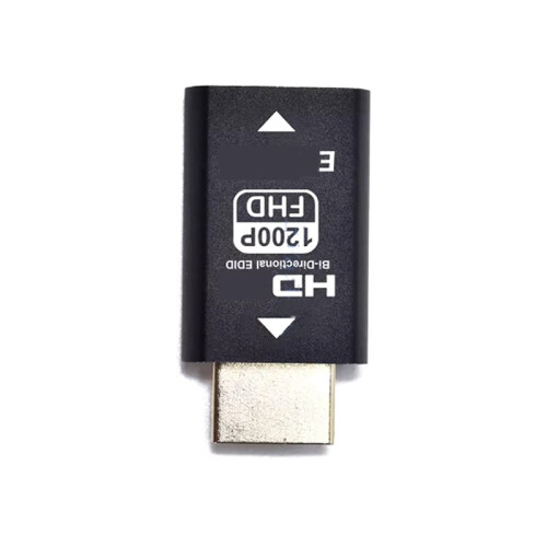2X -Compatible Edid Emulator Passthrough Eliminated Adapter Work with   to HD Video Splitters 1200 2