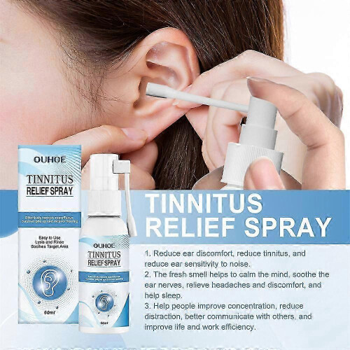 3Pcs Anti Cochlear Blockage Removal Spray Tinnitus Relief for Ringing Ears 2