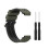 Cinturino in silicone bicolore (nero e giallo) per Garmin Approach S2 / S4. 3