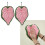 Cute Hand Towel for Bathroom and Kitchen Creative Caladium-Pink 3