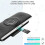 Hands-free kit - Bluetooth 5.0 - Black - Automatic reconnection - Compatible with iOS and Android (Orange) 4