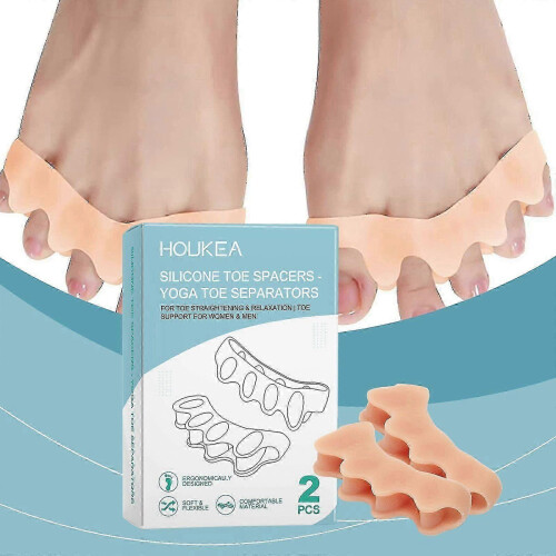 Comfortable Silicone Toe Spacers - Ergonomic, Reusable, Relieve Discomfort 1