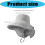 Multiuse Outdoor Sun Hat With Double Layer Design-Navy blue M 4