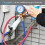 R22 Köldmediegas för påfyllning av luftkonditioneringsutrustning Freon Kit 4