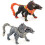 Δικέφαλα πλάσματα Eldrador Hellhound Toys Φιγούρες δράσης Μυθικά πλάσματα παιχνίδι για 3