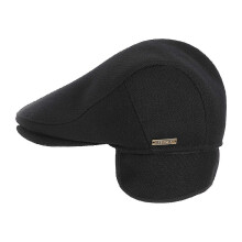 (56cm to 60cm, Gray) Mens Beret Hat Casual Winter Retro Newsboy Hat for Traveling Fishing Camping Black