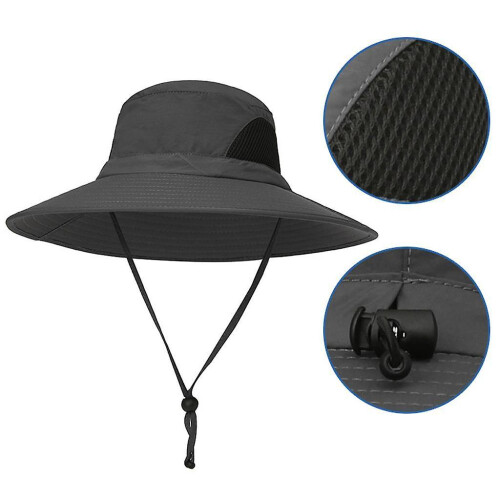 Men Women Baseball Hat Camping Plain Solid Quick Drying Adjustable Coffee 1