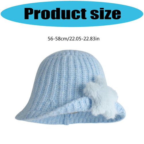 (CCF) Stylish Star Accent Camping Hat Practical Polyester Fabric Winter Caps Comfort for Hiking Cold Climate Accessory  Yellow 2