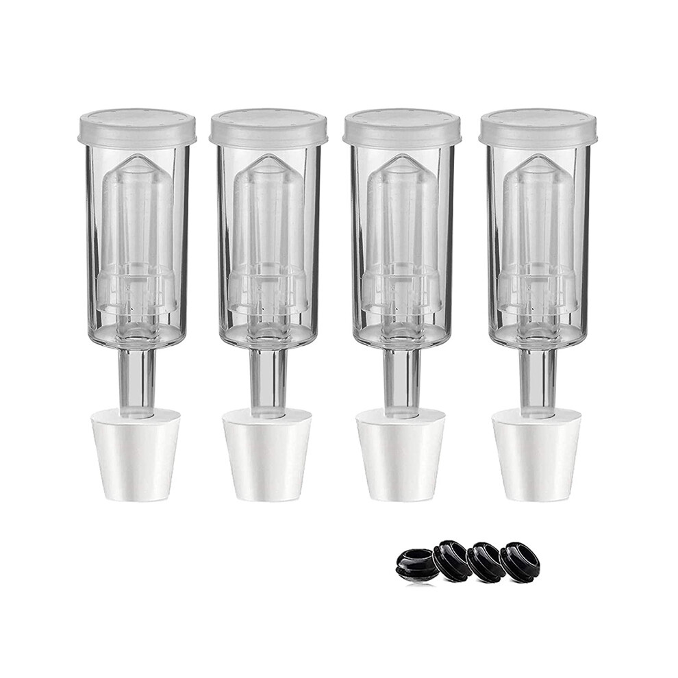 Fermentation Lids Airlock Kit With 6Stopper,Air Locks Fermentation Airlock Beer Wine Kombucha Brewing Kit Airlock Bubble 6033189738864
