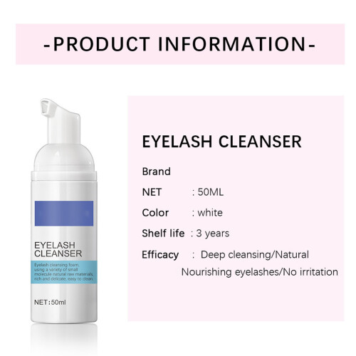 Daily Use 50ml Gentle Eyelash Cleansing Mousse Deep Eyelid 1