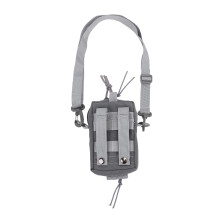 Graue Nylon-Wasserflasche-Gürteltasche, Handyhalter