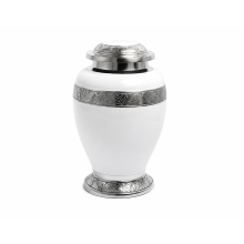 Cremation Urn for Adult Body Ashes White