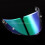 (Silver) Helmet Visor for KYT TT COURSE Motorcycle Helmet Shield Windshield Sunscreen TTC Helmets Accessories High Strength 5