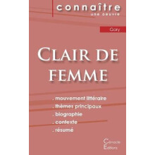 Fiche de lecture Clair de femme de Romain Gary