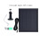 CSP6W Solarpanel-Ladegerät 6W 6V 9.8ft Kabel 2