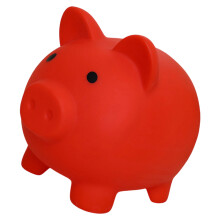Cute Piggy Banks For Kids Fun Savings Safe PVC-Red 1