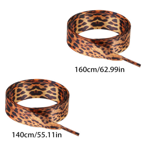 Trendy Colorful Leopards Pattern Tie Dye Canvas-brown 160cm 2