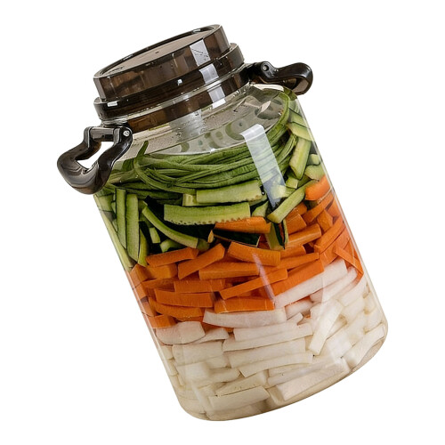 Multifunctionele huishoudelijke plastic-L Zwart