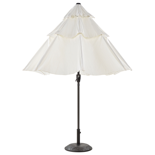 Beliani Market Parasol 285 cm BIBIONE Light Beige 1