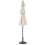 Beliani Market Parasol 285 cm BIBIONE Light Beige 3