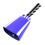 Loud Silver Party Bell With Ergonomic Grip Great-Blue 1 piece 1